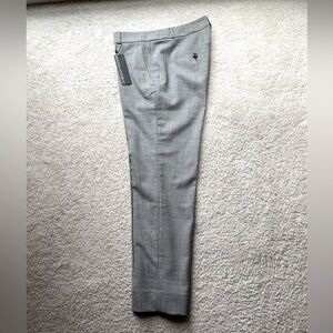 New With Tags Banana Republic Glen Plaid Avery Stretch Wool Trousers, Size 0S